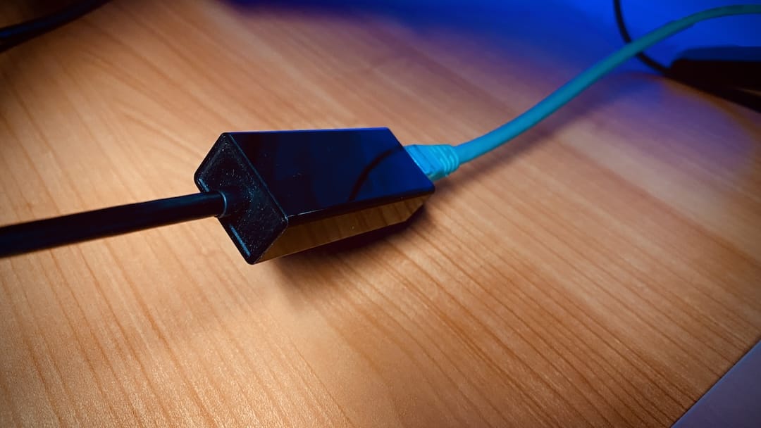 USB Ethernet device photo