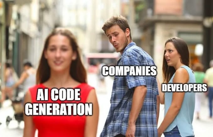 AI Code generation meme