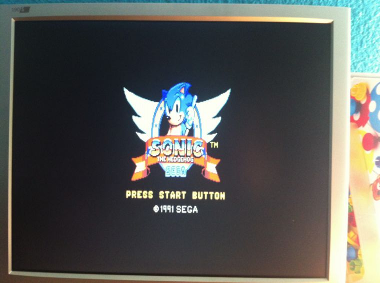 Sonic era bastante adictivo en la Game Gear. ¡SEEGAAA!