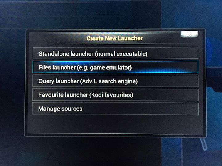 Create New Launcher