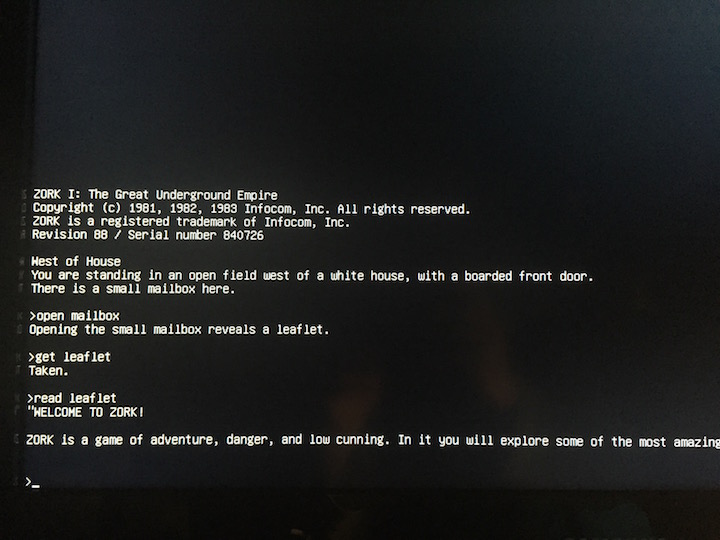 How the hell I finished playing Zork?