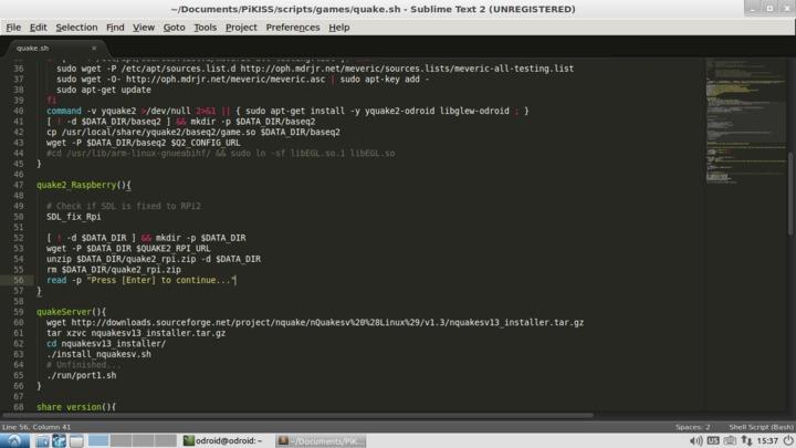 Sublime text 2 on a ODROID-C1