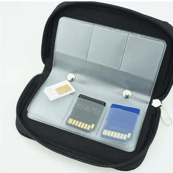 1-PC-Black-22-SDHC-MMC-CF-Micro-SD-Memory-Card-Storage-Carrying-Zipper-Pouch-Case